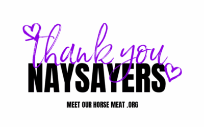 THANK YOU NAYSAYERS