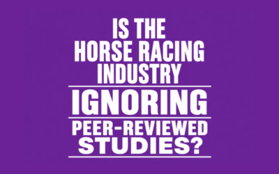 HORSE RACING KNOWS THE WARNING SIGNS